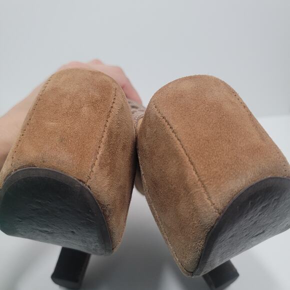 Jeffrey Campbell Havana Last 6.5M Lita Platform Heels Ankle Suede Boots - Picture 8 of 15